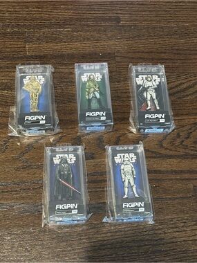 Figpin Star Wars Pin Set of Five New